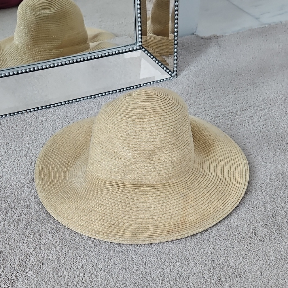 BCBG Wide-Brimmed Sunhat